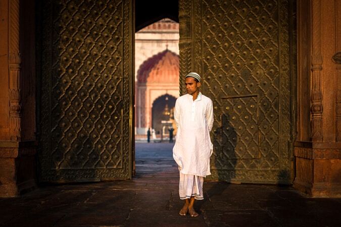 Viaje Fotografico India con Nacho Marlats jama masjid delhi exterio mezquita Los Fotonautas