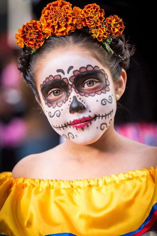 imagen de día de muertos niña catrina por nacho marlats