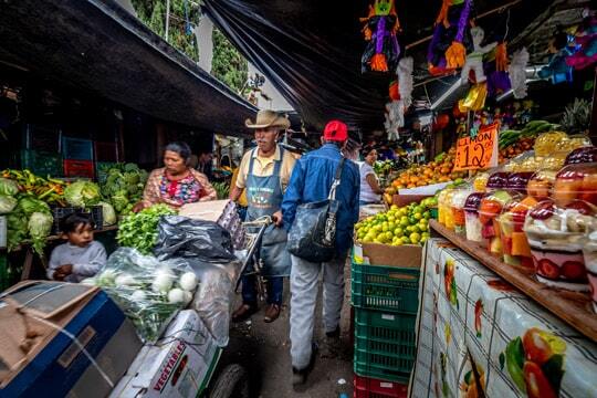 foto de mercado tipico méxico tour fotografico