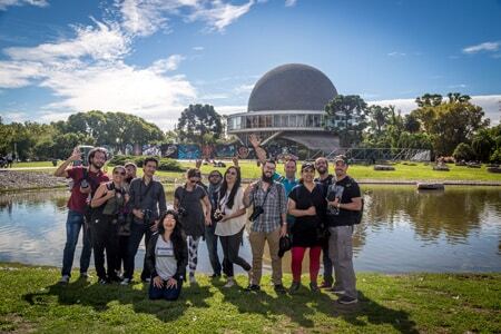 grupo de fotografos en palermo