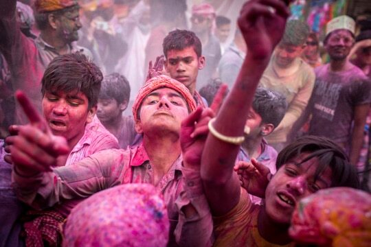 Viaje Fotografico India 2023 con Nacho Marlats Holi Festival Mathura Vrindaban Los Fotonautas