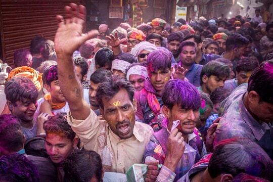 Viaje Fotografico India con Nacho Marlats Holi Festival Mathura Los Fotonautas